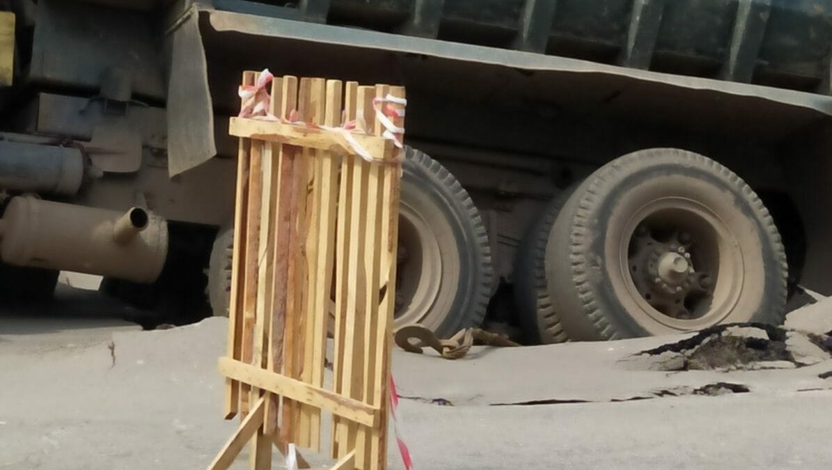 На Дніпропетровщині ваговик провалився