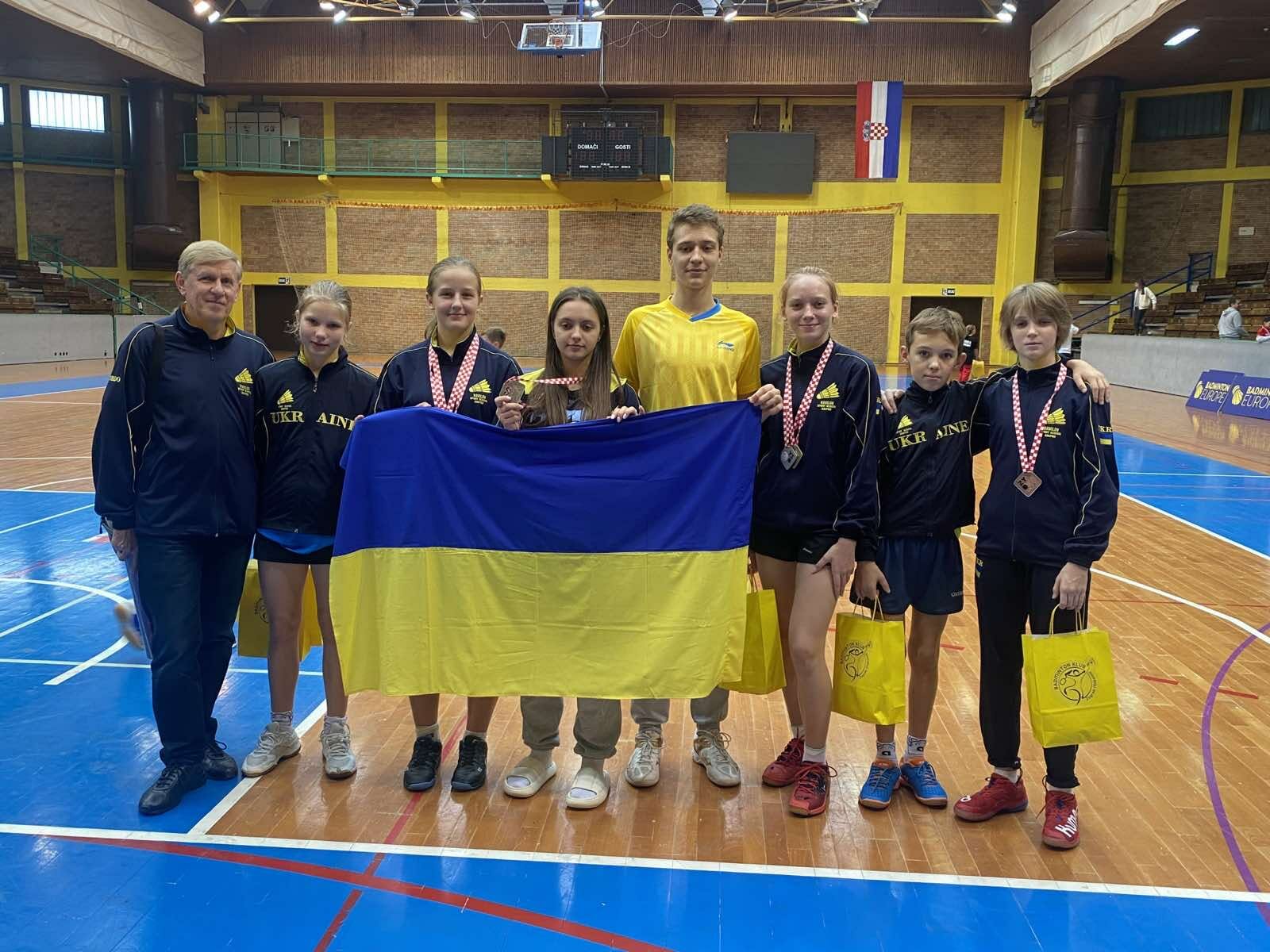 Athletes from Dnipro are winners and prize-winners of the international youth badminton tournament