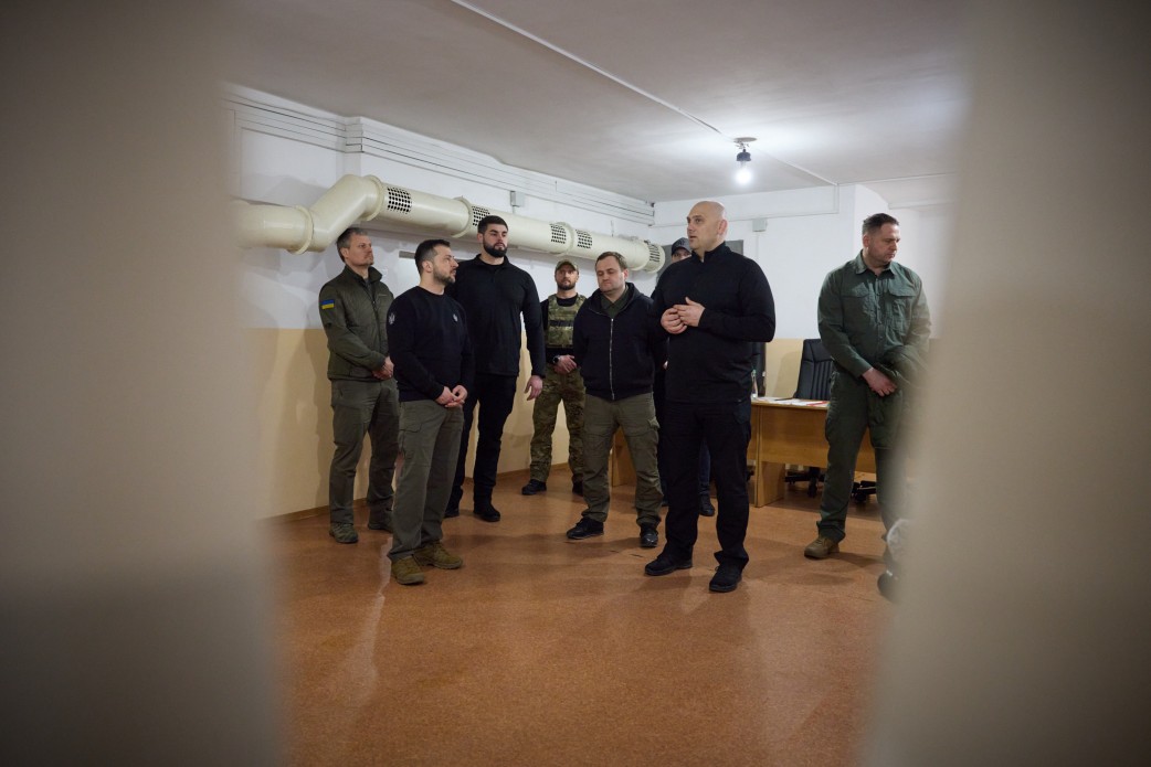 Президент Володимир Зеленський сьогодні відвідав Нікополь на Дніпропетровщині