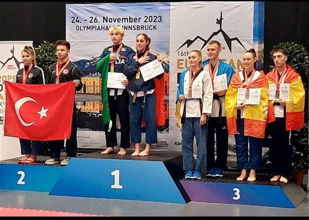Дніпровські спортсмени здобули дві медалі на Чемпіонаті Європи з тхеквондо ВТФ
