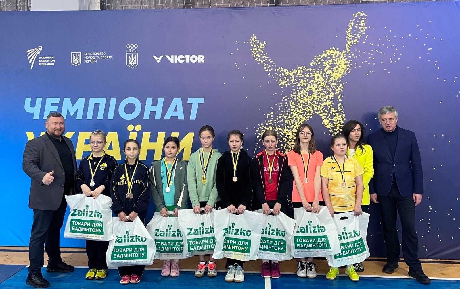 6 медалей вибороли дніпровські спортсмени на чемпіонаті України з бадмінтону серед юнаків та дівчат 2012 р.н. і молодше