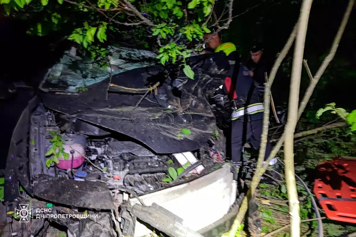 Автівка вилетіла в кювет, постраждав водій: жахлива автотроща сталася у Дніпровському районі