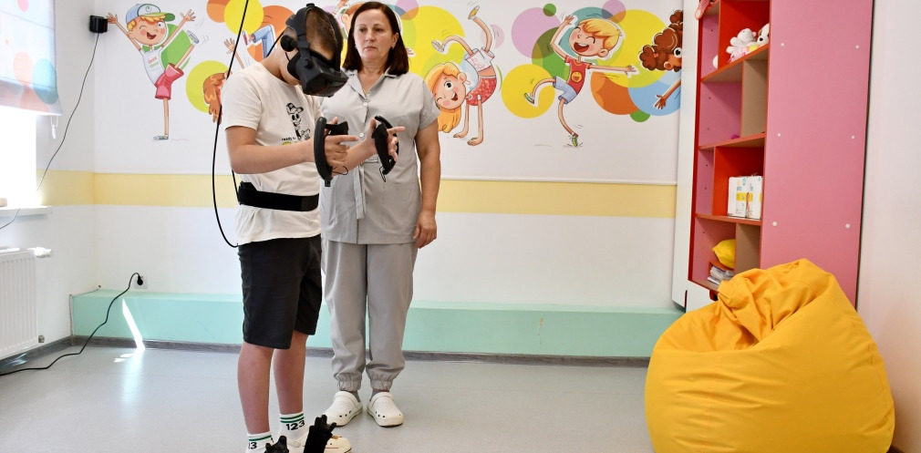 У Нікополі для реабілітації пацієнтів використовують віртуальну реальність