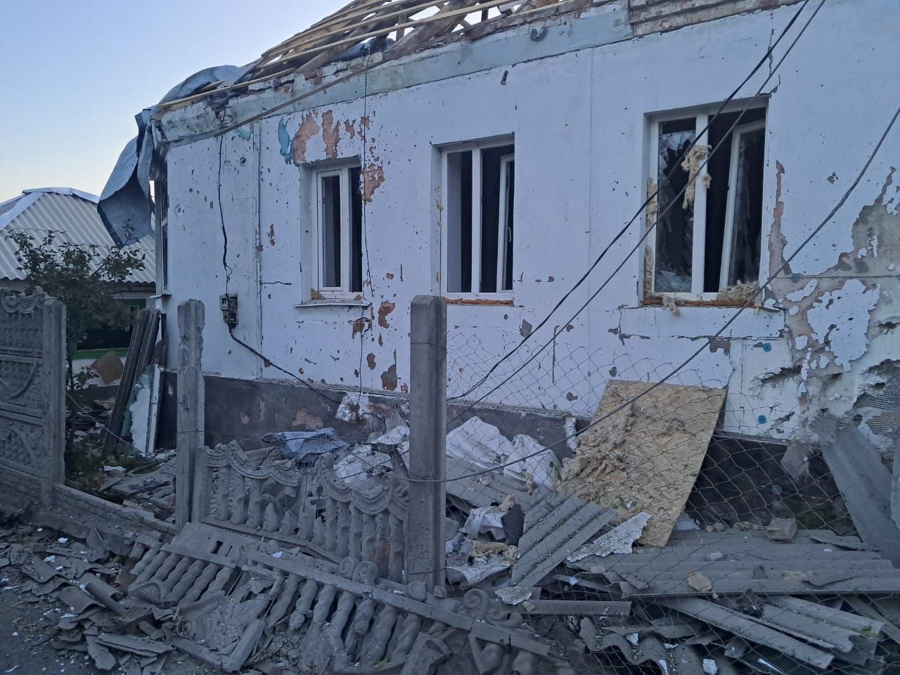 Вчора до пізнього вечора російська армія атакувала 4 рази Нікополь дронами-камікадзе