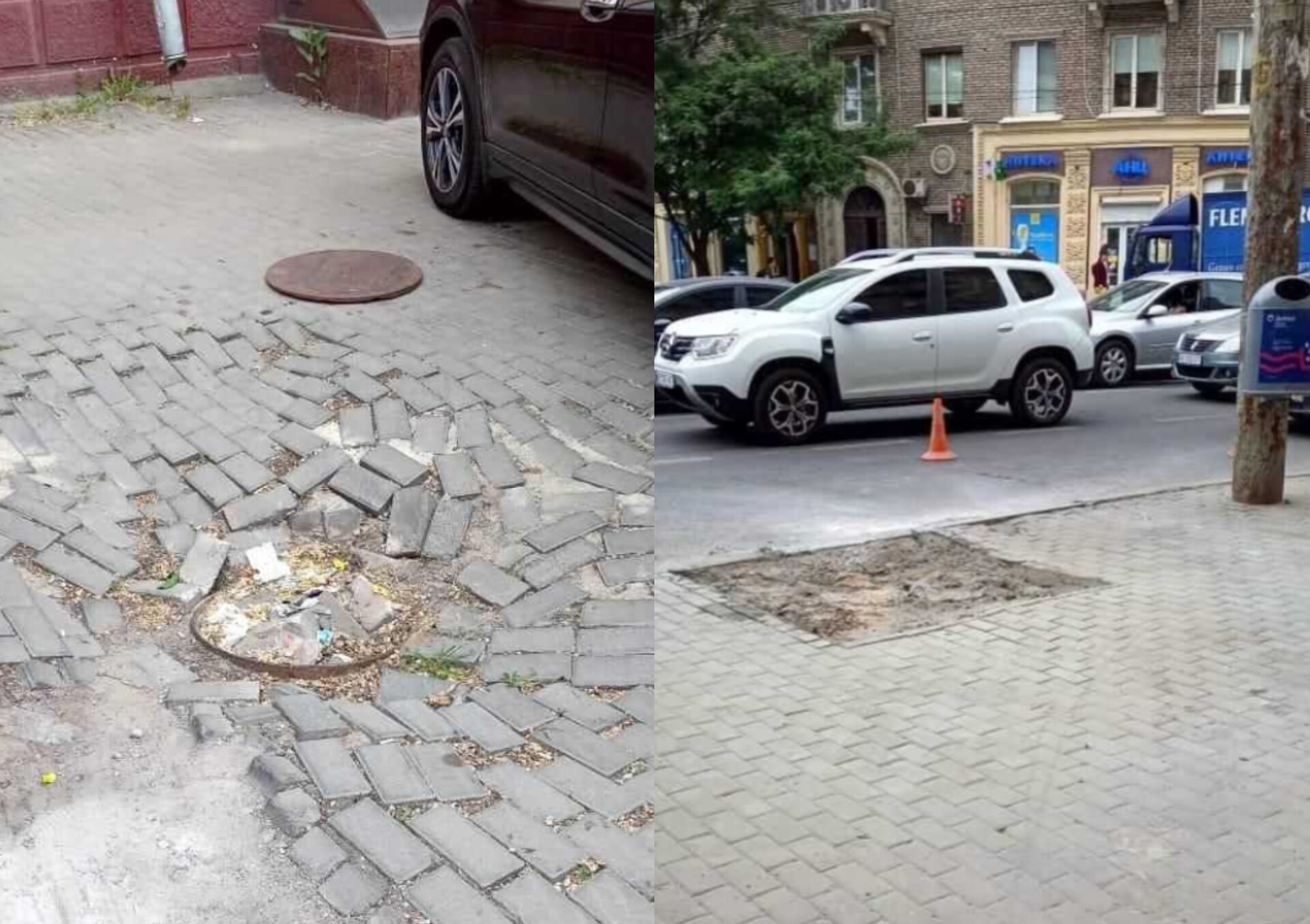 У центрі Дніпра відремонтували тротуар за заявками громадян