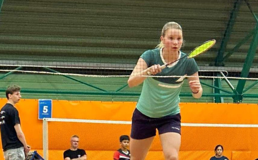 13-річна бадмінтоністка з Дніпра виграла медалі турніру в Сербії