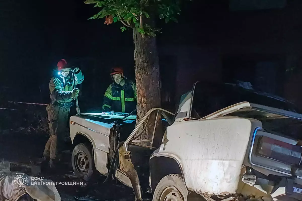 Жахлива аварія у Кривому Розі: водій врізався у дерево та загинув на місці