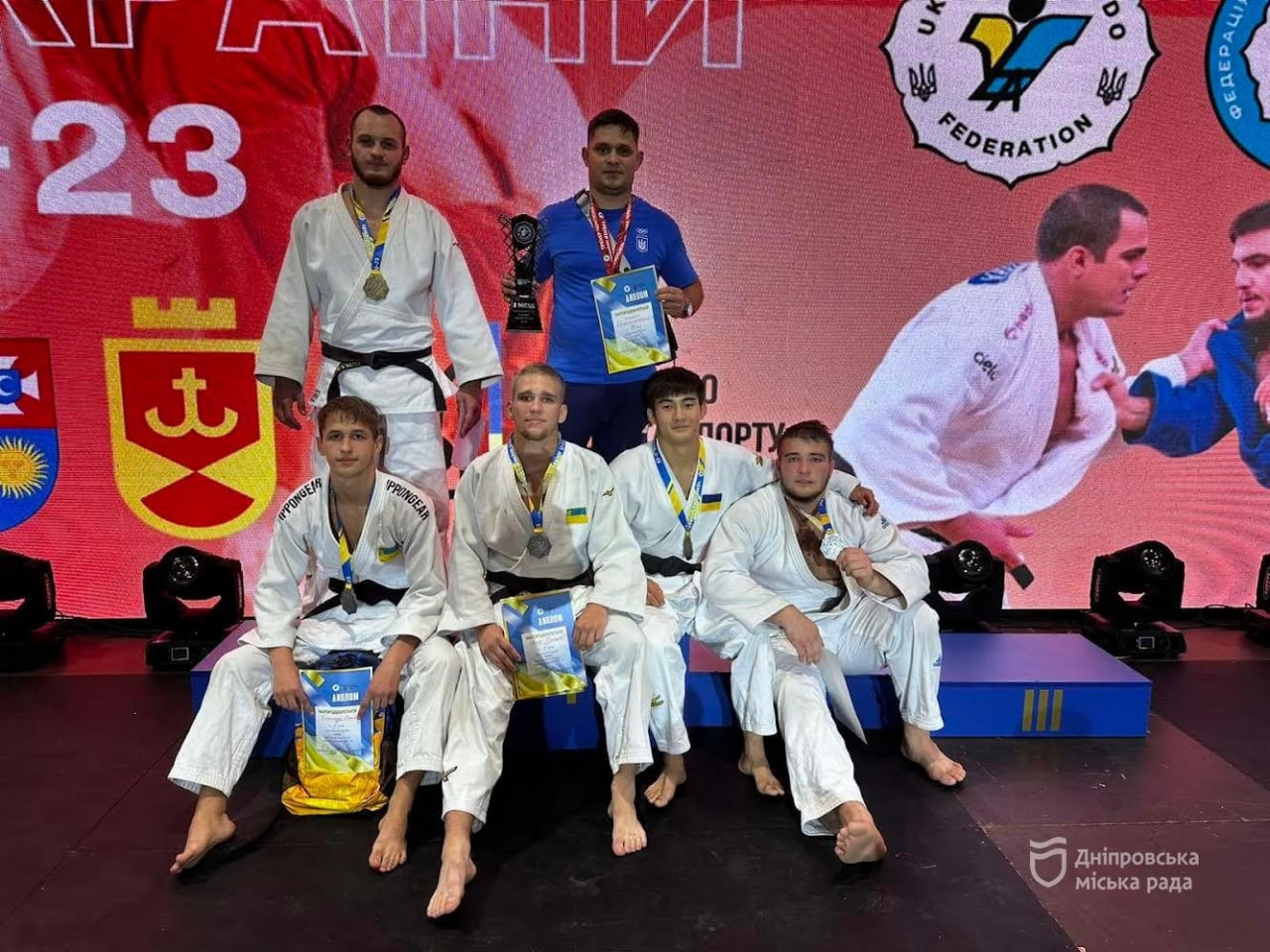 Дніпряни вибороли 4 медалі на Чемпіонаті України з дзюдо