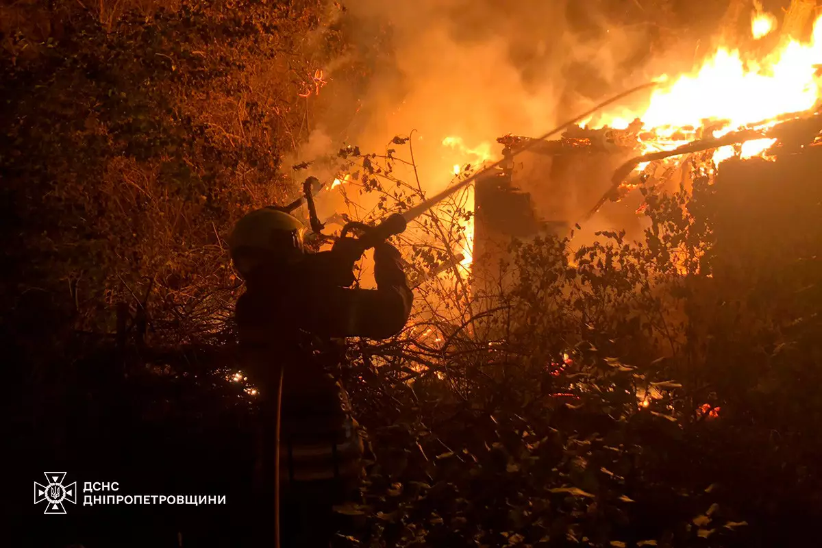 У Кривому Розі горів одноповерховий дачний будинок