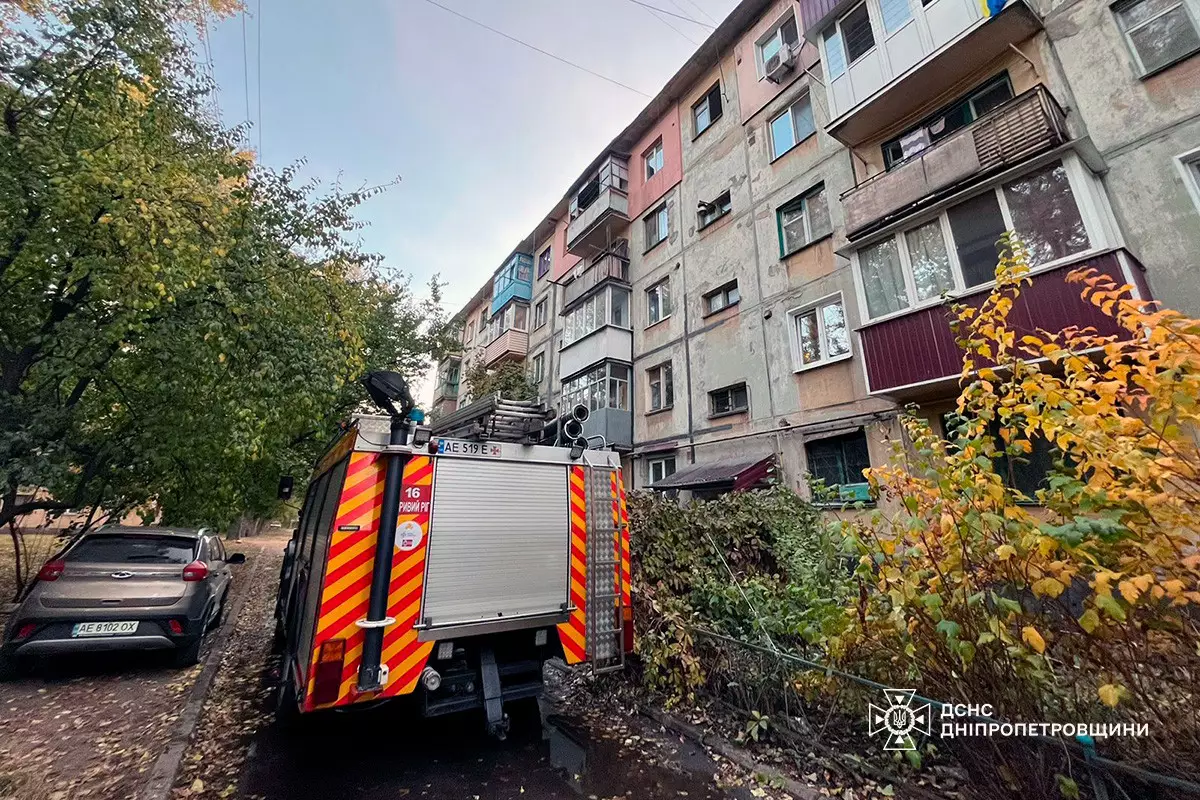 Пожежа в квартирі в Кривому Розі: вогнеборці виявили тіло чоловіка