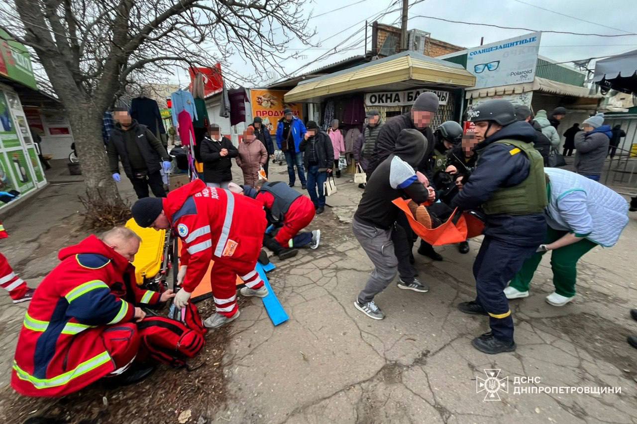 У Нікополі — шестеро поранених через ворожу атаку дроном-камікадзе