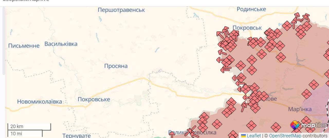 Менше 5 км лишилося окупантам до Дніпропетровщини