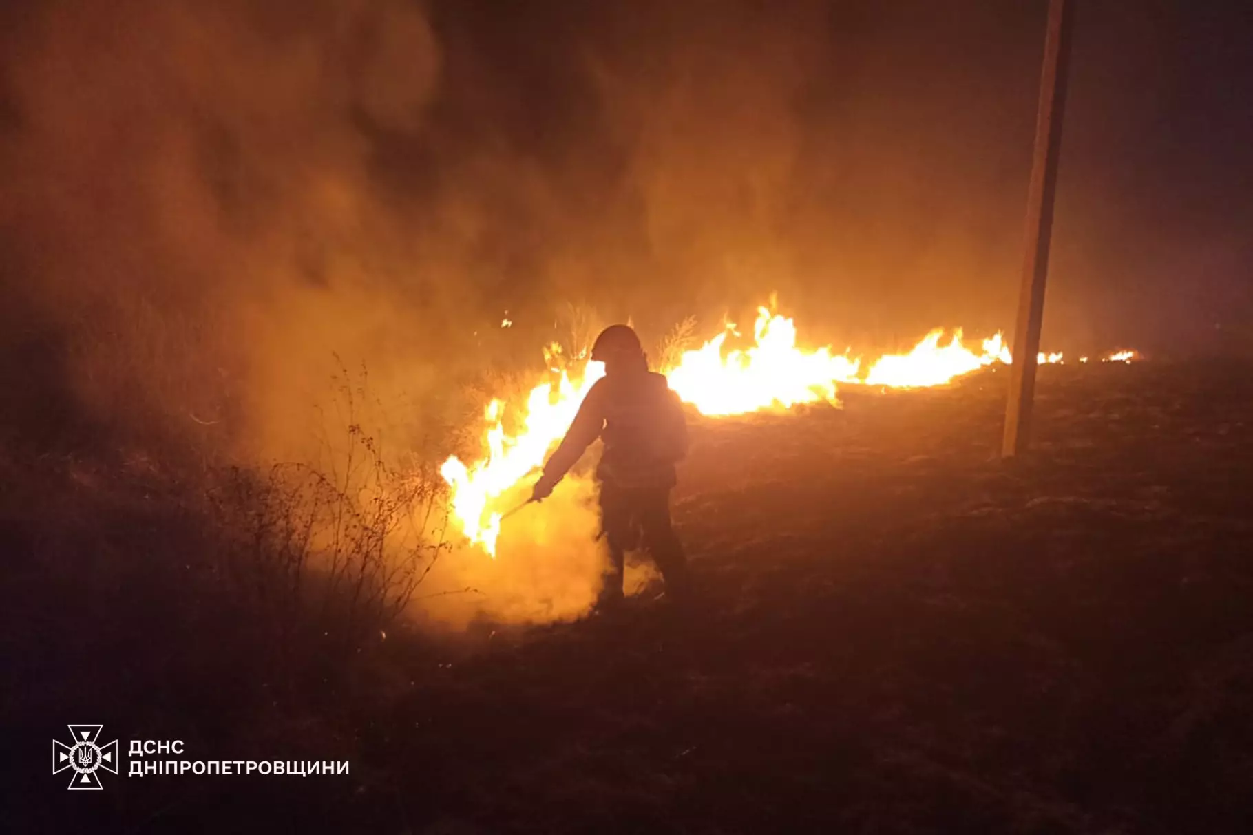 75 га пожеж приборкали вогнеборці на Дніпропетровщині за минулу добу