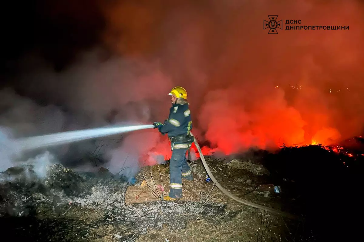 За минулу добу на Дніпропетровщині вогонь знищив 51 га екосистем