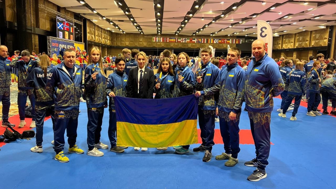 Дніпровські таеквондисти вибороли 20 медалей на Чемпіонаті Європи