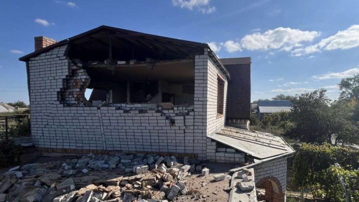 Нікопольщина під атакою ворожої артилерії.