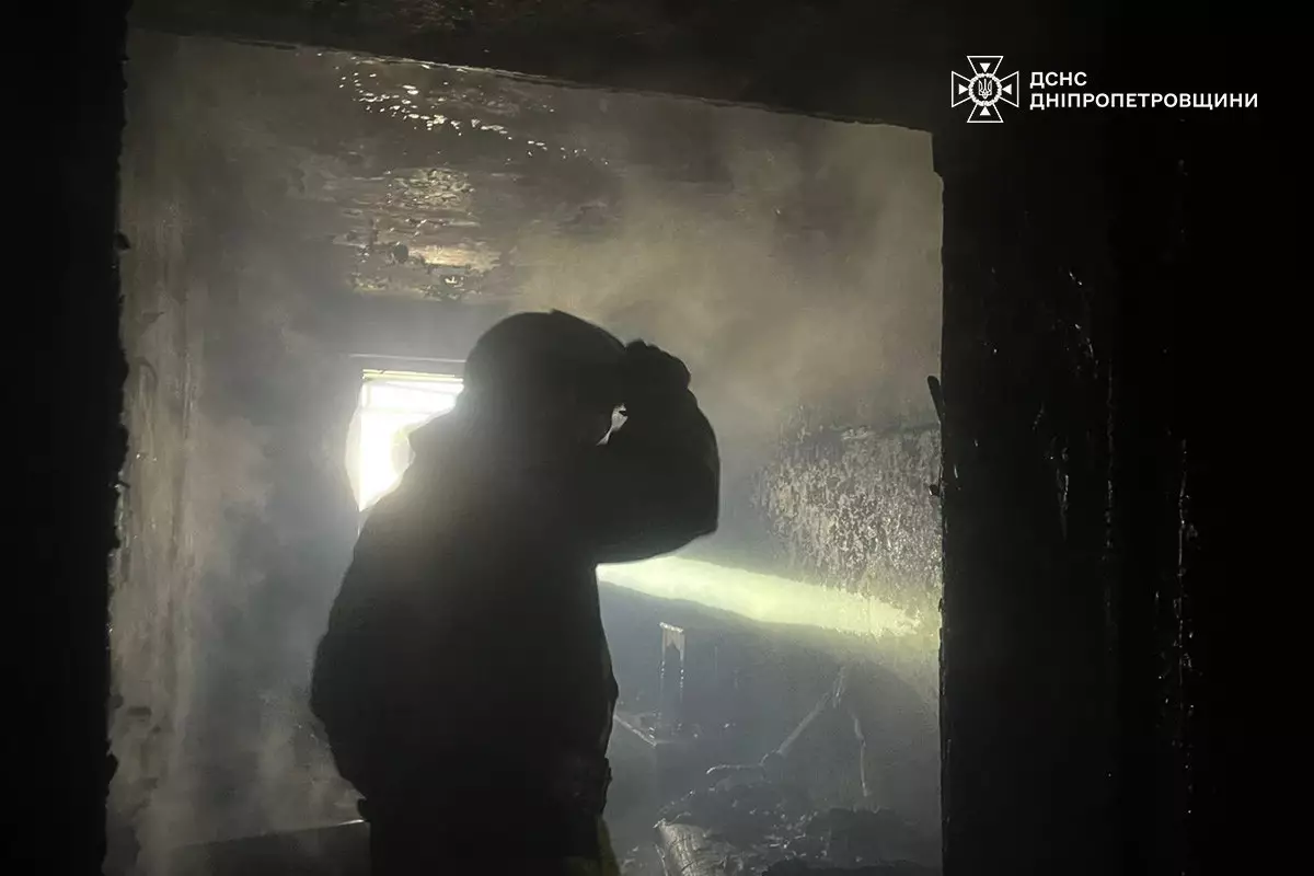 На Великій Діївській у Дніпрі загорілася квартира 31.10.2025