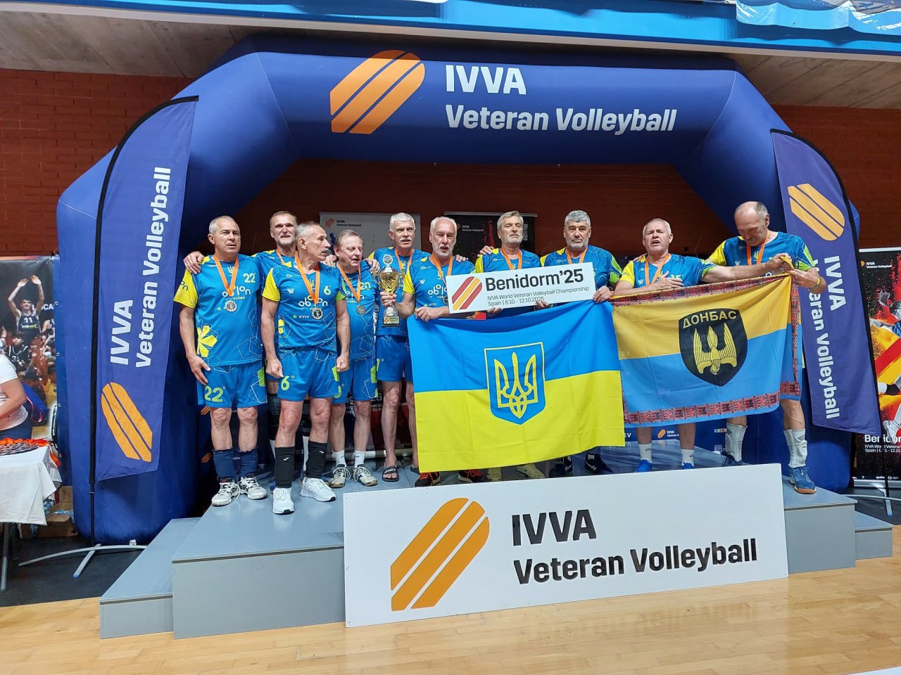 IMG 20251016 134748 991 Волейболісти з Дніпра та Шахтарська стали призерами чемпіонату світу серед ветеранів в Іспанії 2025