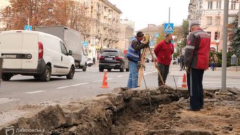 проспект ім. Д. Яворницького: ремонт тротуарів - проєкт «Рух без бар’єрів» - 15.10.2025