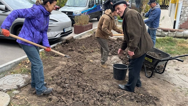 #Дніпро_квітучий: озеленення подвір'їв і дворів 18.10.2025