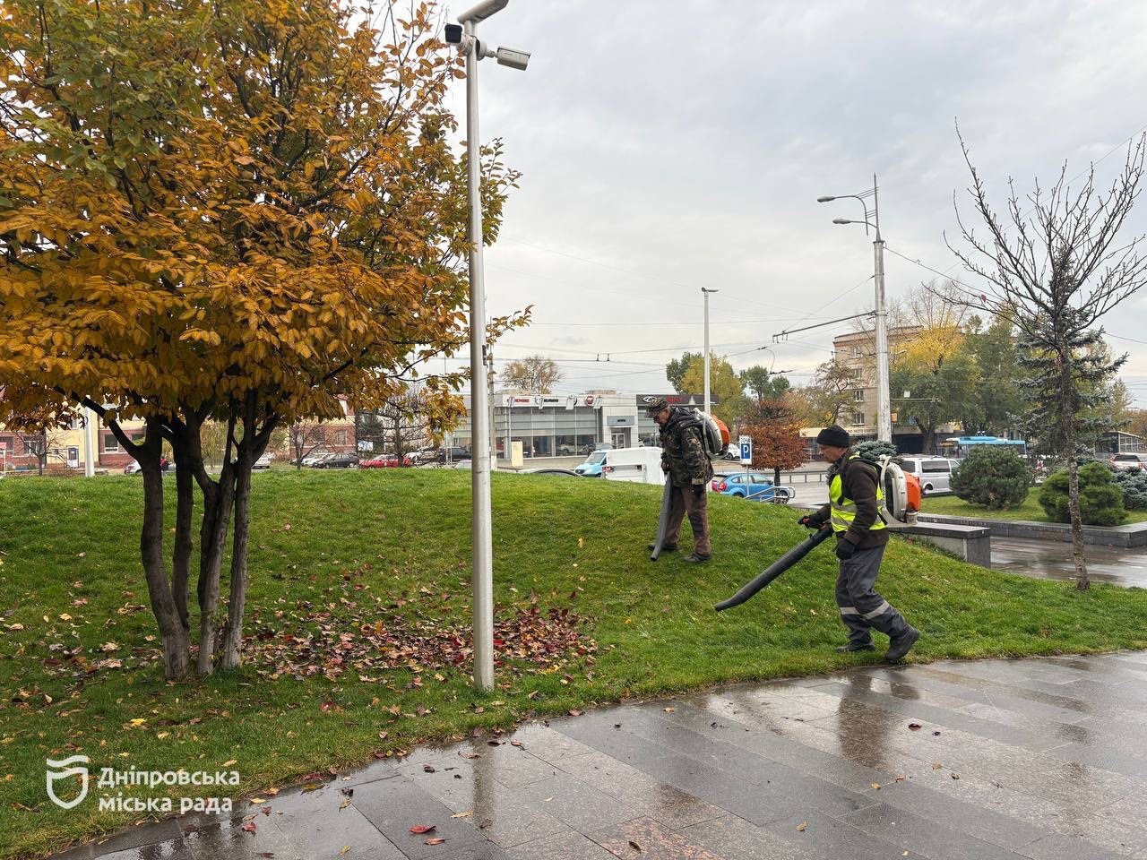Сквери та парки Дніпра готують до зими 31.10.2025
