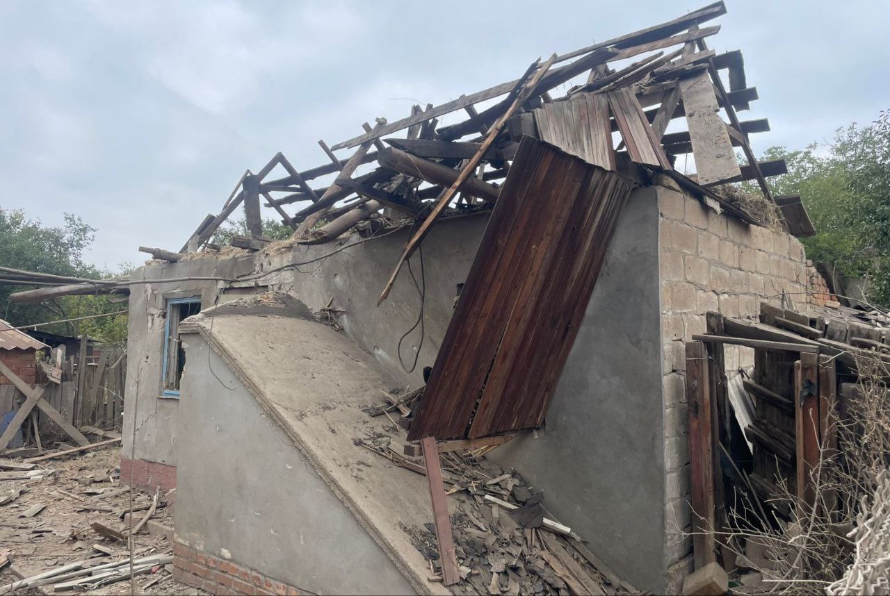 Наслідки обстрілу Нікопольщини 10.20.2025