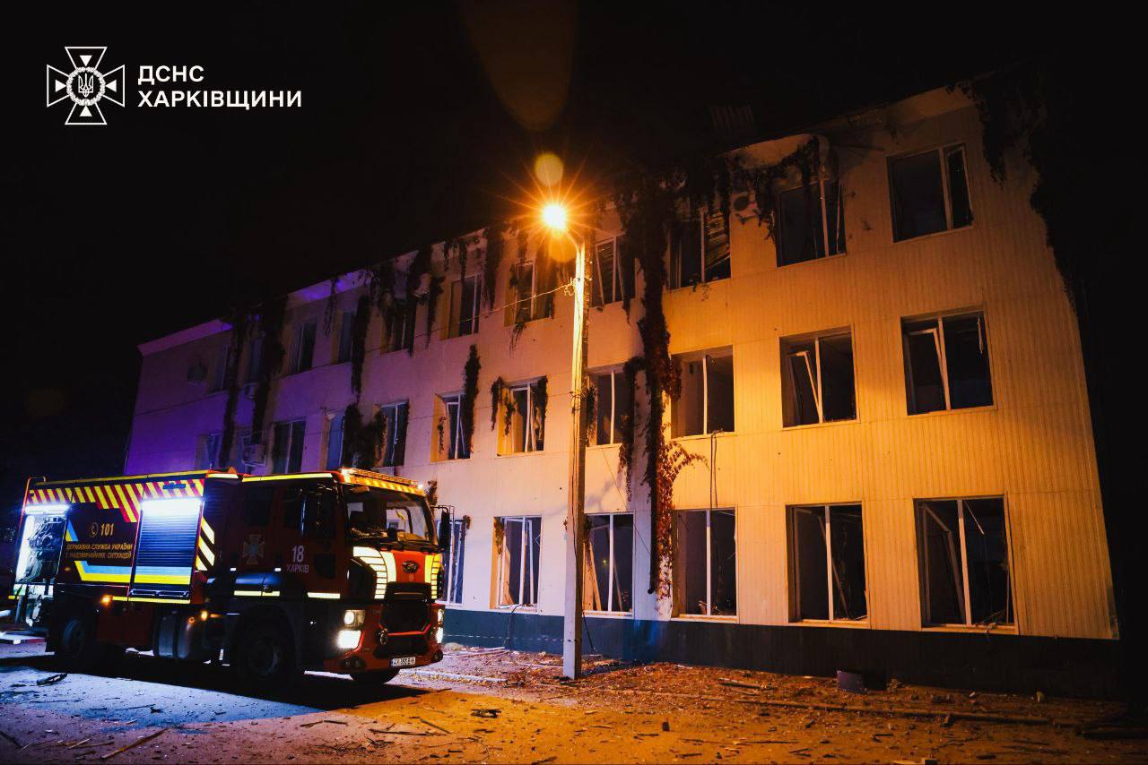 Обстріл Харкова увечері 13.10.2025