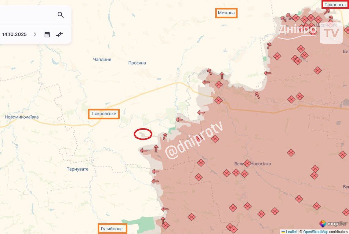 Ворог повзе до Покровського на Дніпропетровщині: після затяжних боїв рашисти закріпилися в Олексіївці
