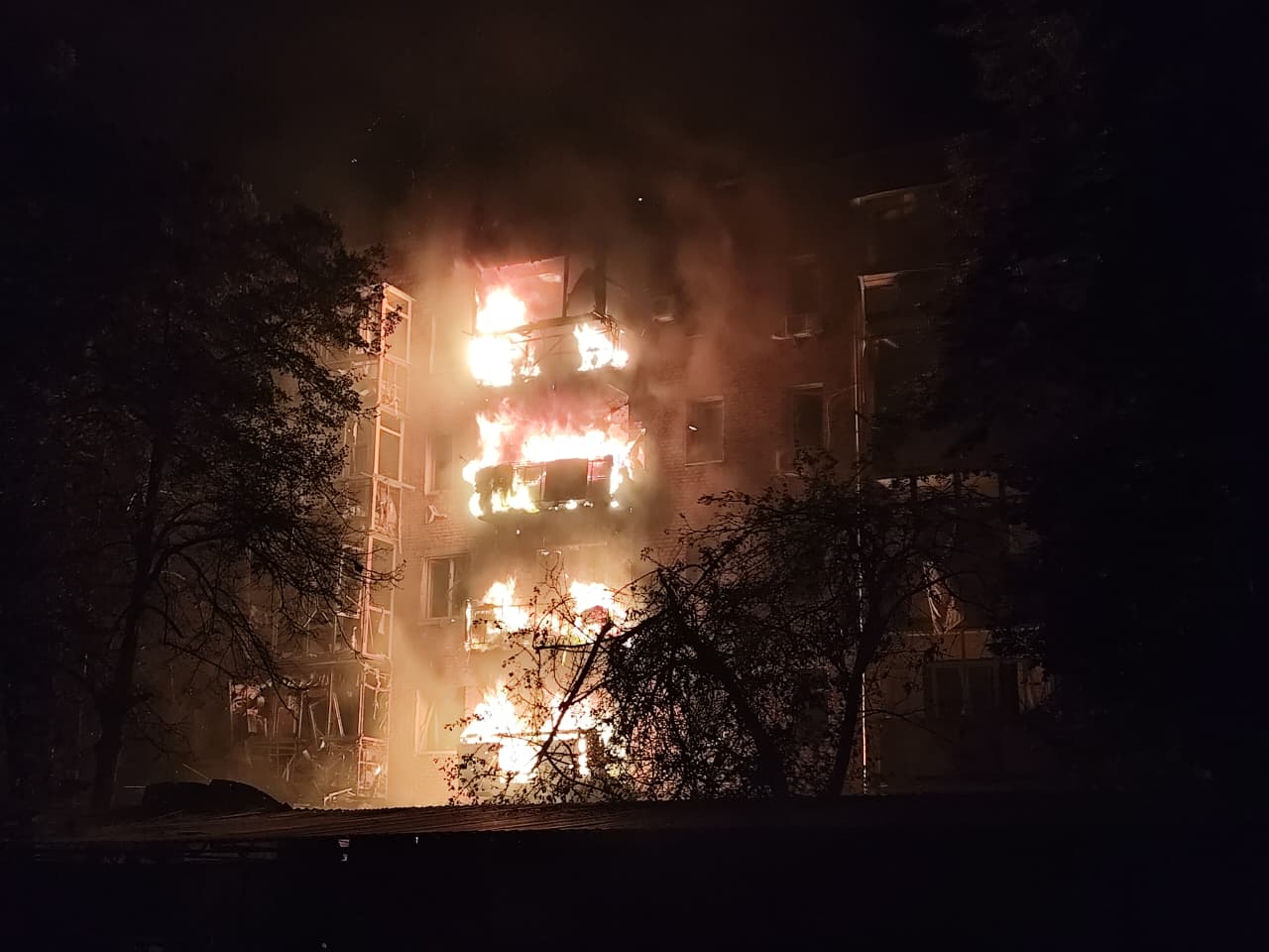 Обстріл Ніжина на Чернігівщині увечері 15.10.2025