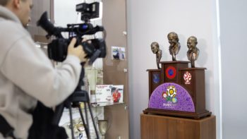 Виставка скульптур спортивних діячів у Музеї олімпійської слави 29.10.2025