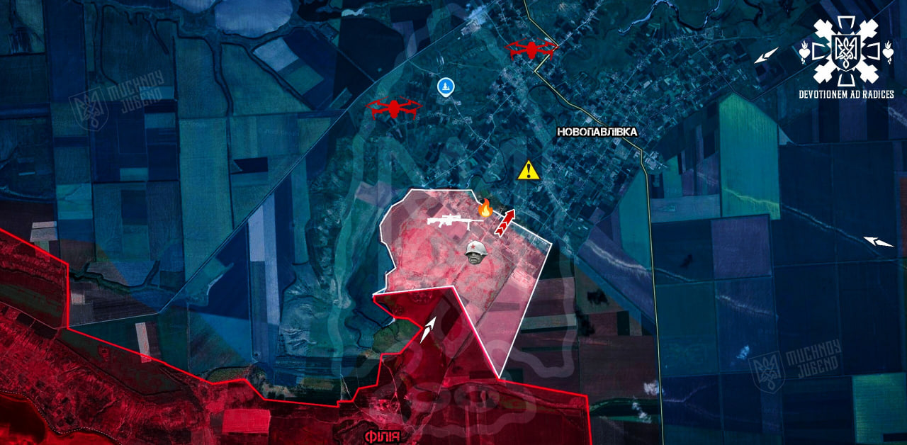 На Новопавлівському напрямку ворог розпочав активну фазу наступу після тривалого планування 31.10.2025