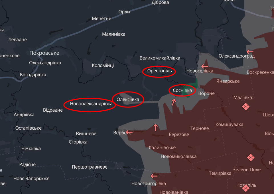 Наступ рф на Дніпропетровщині - 16.10.2025