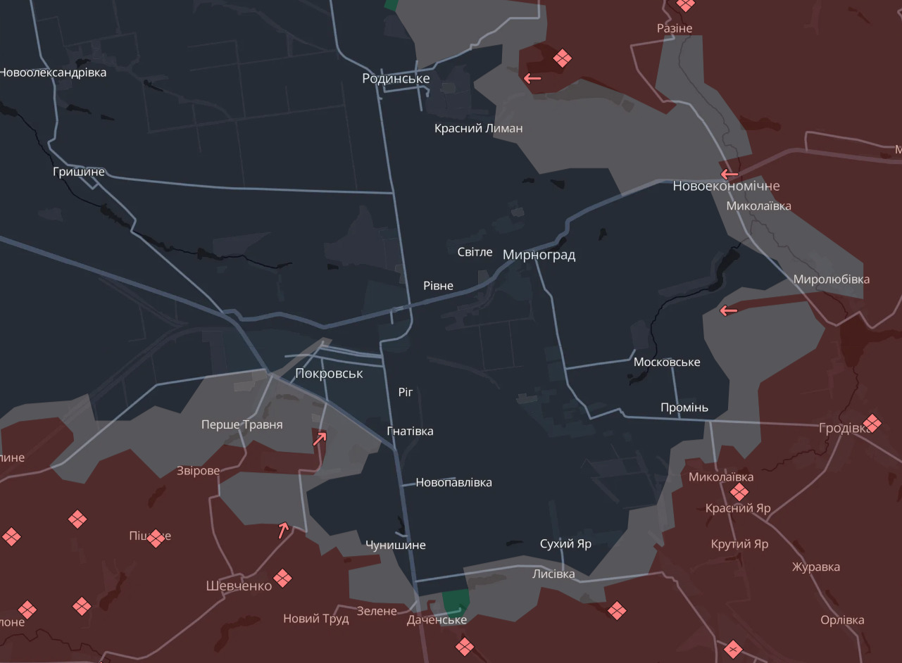 Ситуація на Покровському напрямку - 24.10.2025