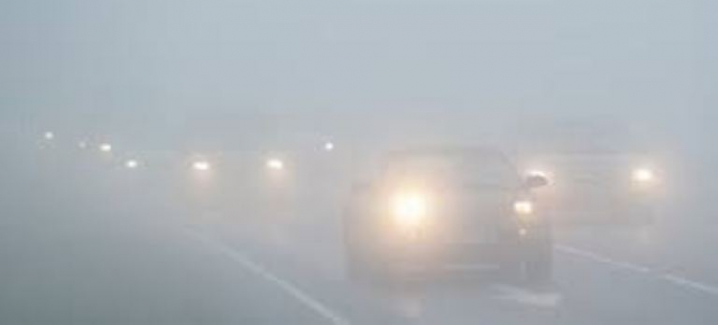 Дуже сильний туман у Дніпрі та області: жовтий рівень небезпеки