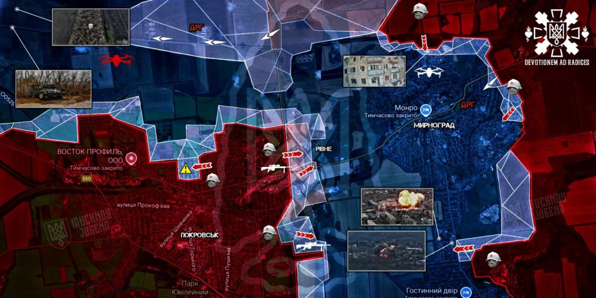 Покровськ - Мирноград: наступ ворога 9.11.2025 Покровськ - Мирноград: наступ ворога 9.11.2025