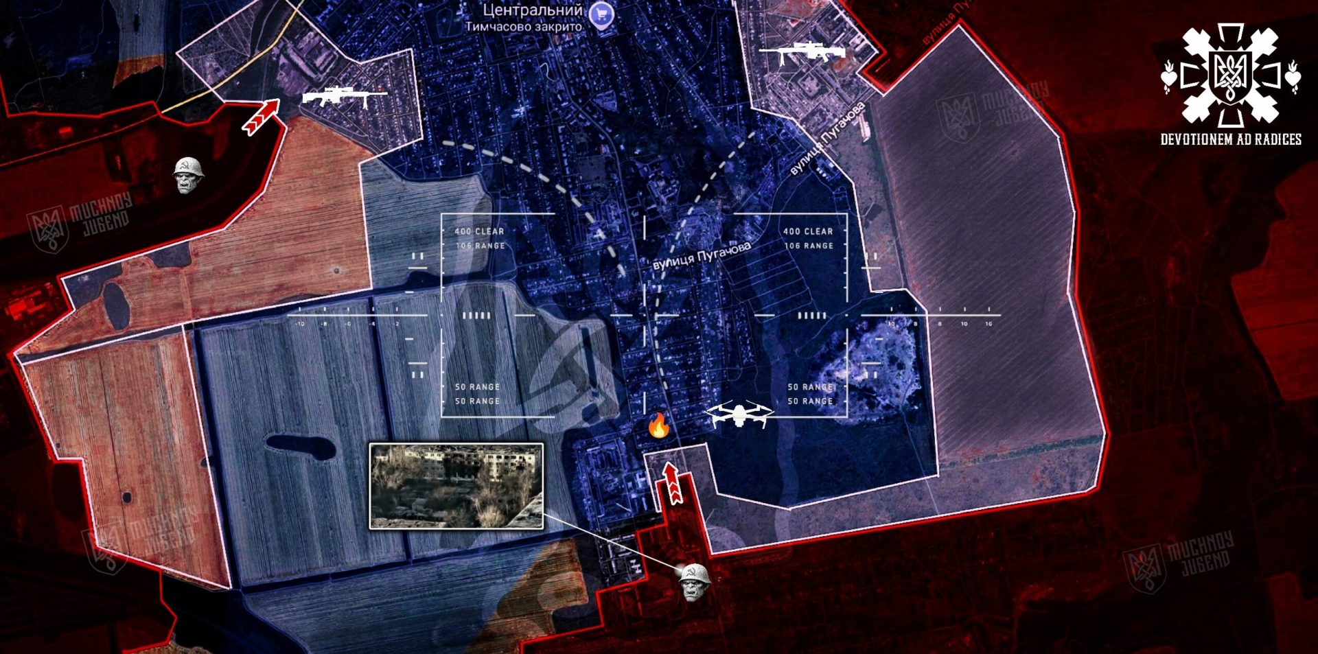 Мирноград: ворог різко збільшив активність на півдні