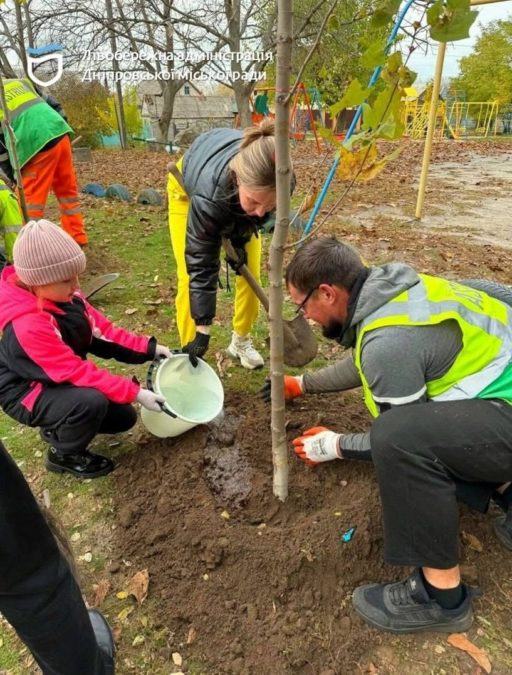 #Дніпро_чистий #Дніпро_квітучий: толоки в різних районах 3.11.2025
