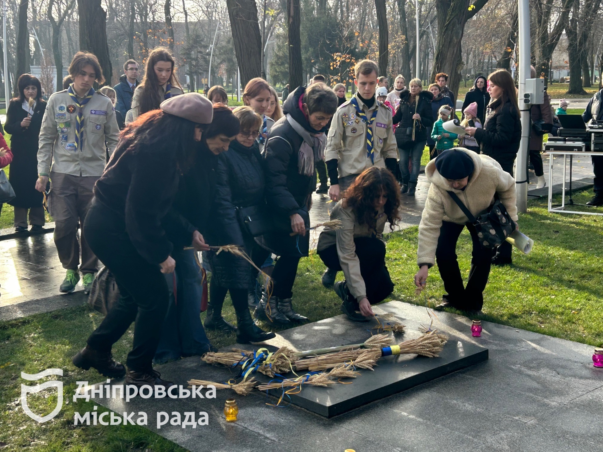 У Дніпрі відбулася акція вшанування пам’яті жертв Голодоморів