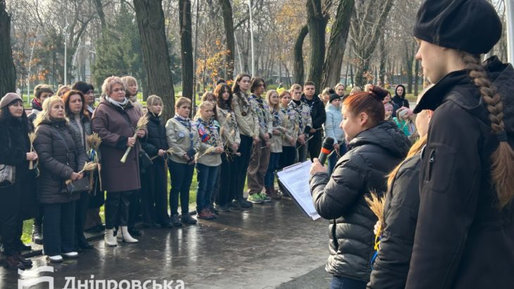 У Дніпрі відбулася акція вшанування пам’яті жертв Голодоморів