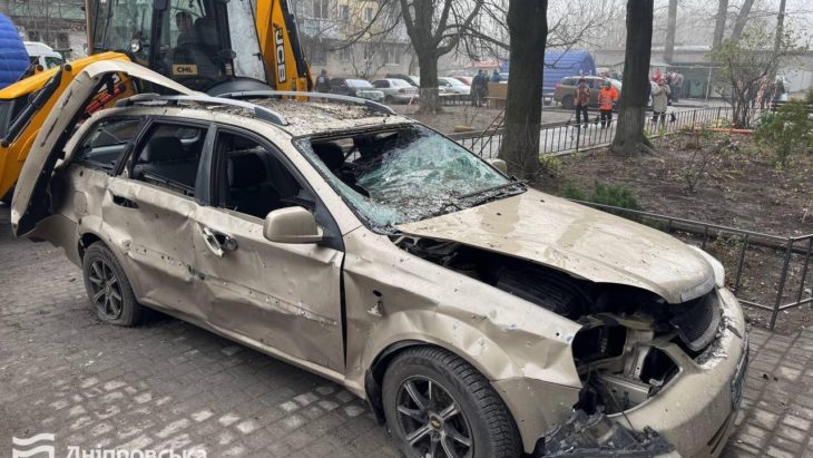 Уночі 23 листопада Дніпро потрапив під удар ворожих дронів