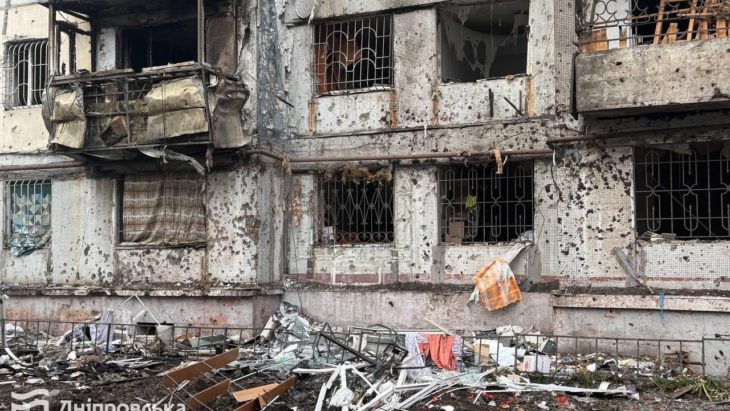 Уночі 23 листопада Дніпро потрапив під удар ворожих дронів