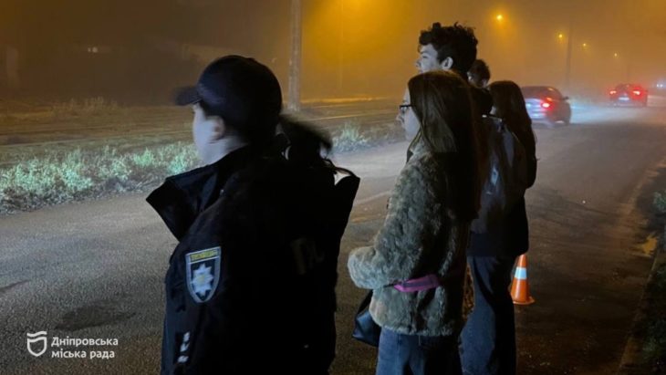 Експеримент видимості пішоходів у Дніпрі