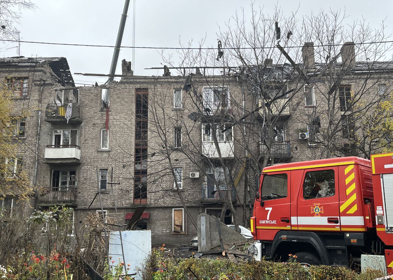 Наслідки атаки рф по Кам'янському 6 листопада