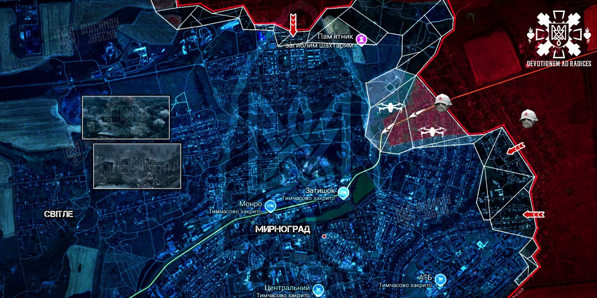 Окупанти руйнують висотки та порушують логістику — ситуація у Мирноградському районі ускладнюється - 12.11.2025