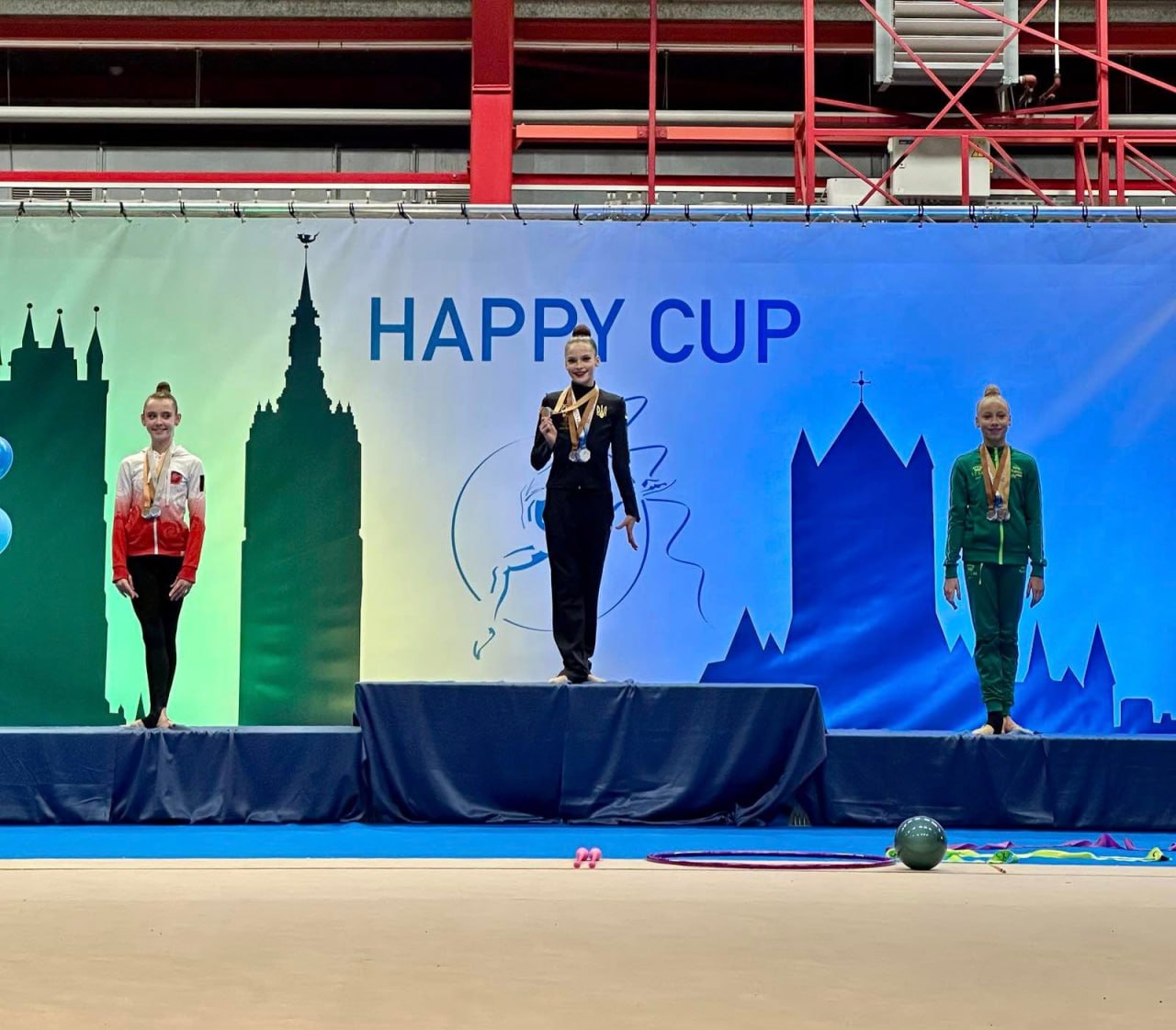 14-річна Варвара Чубарова з Дніпра виборола «бронзу» на турнірі з художньої гімнастики в Бельгії - 13.11.2025