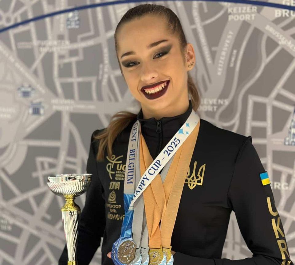 14-річна Варвара Чубарова з Дніпра виборола «бронзу» на турнірі з художньої гімнастики в Бельгії - 13.11.2025