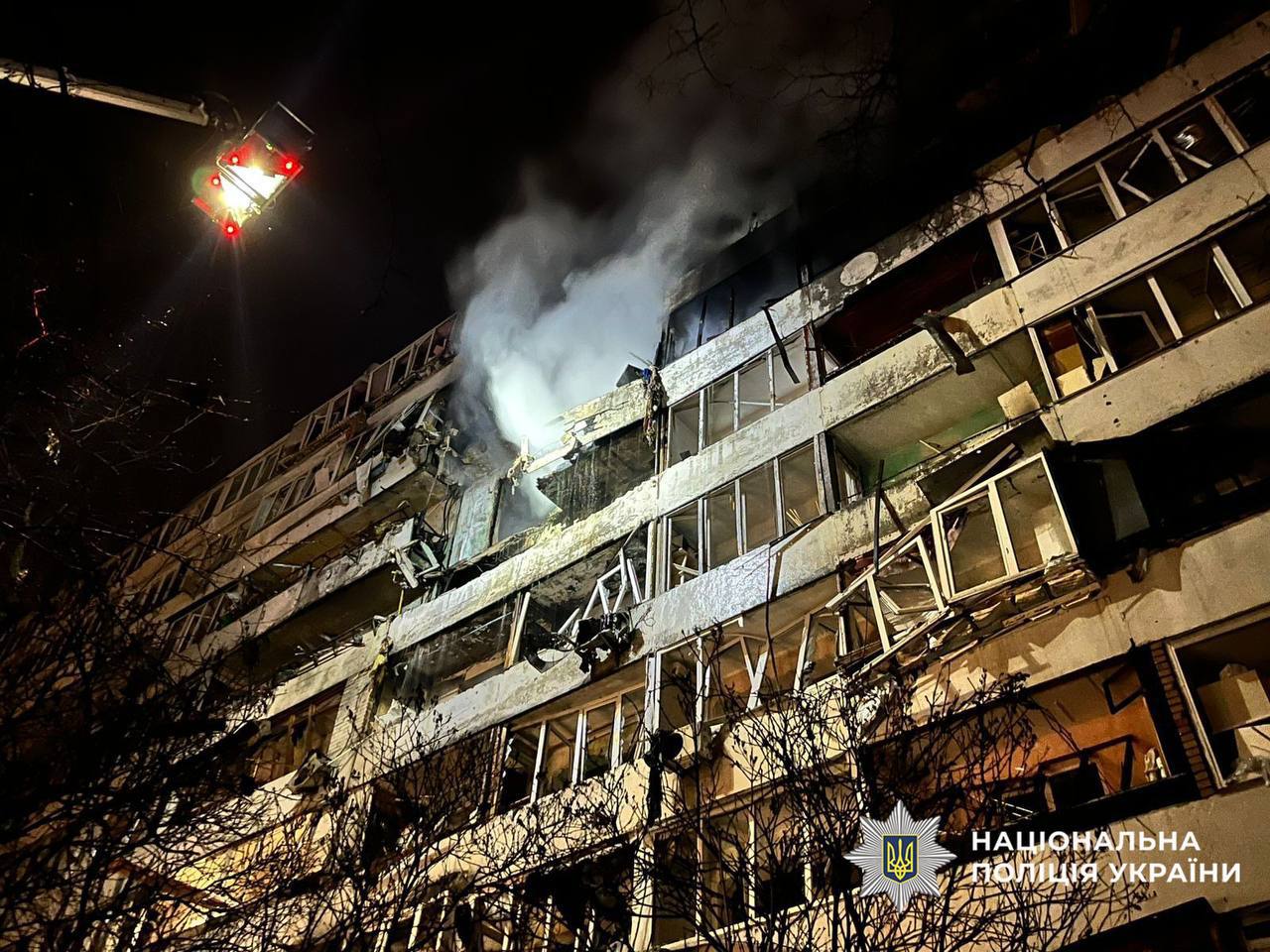Наслідки атак рф по Києву - 25.11.2025