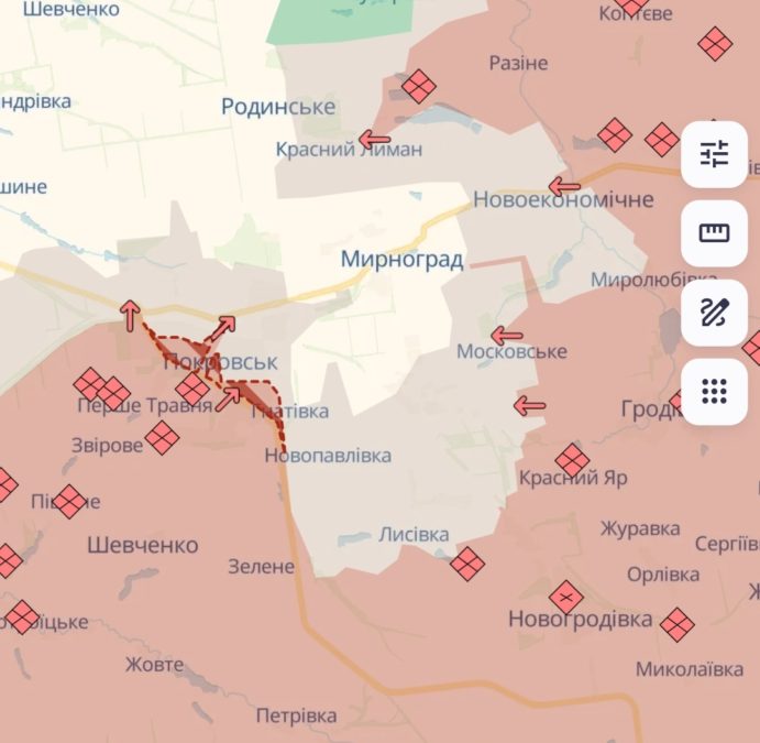 Бої за Покровськ та Мирноград 21.11.2025