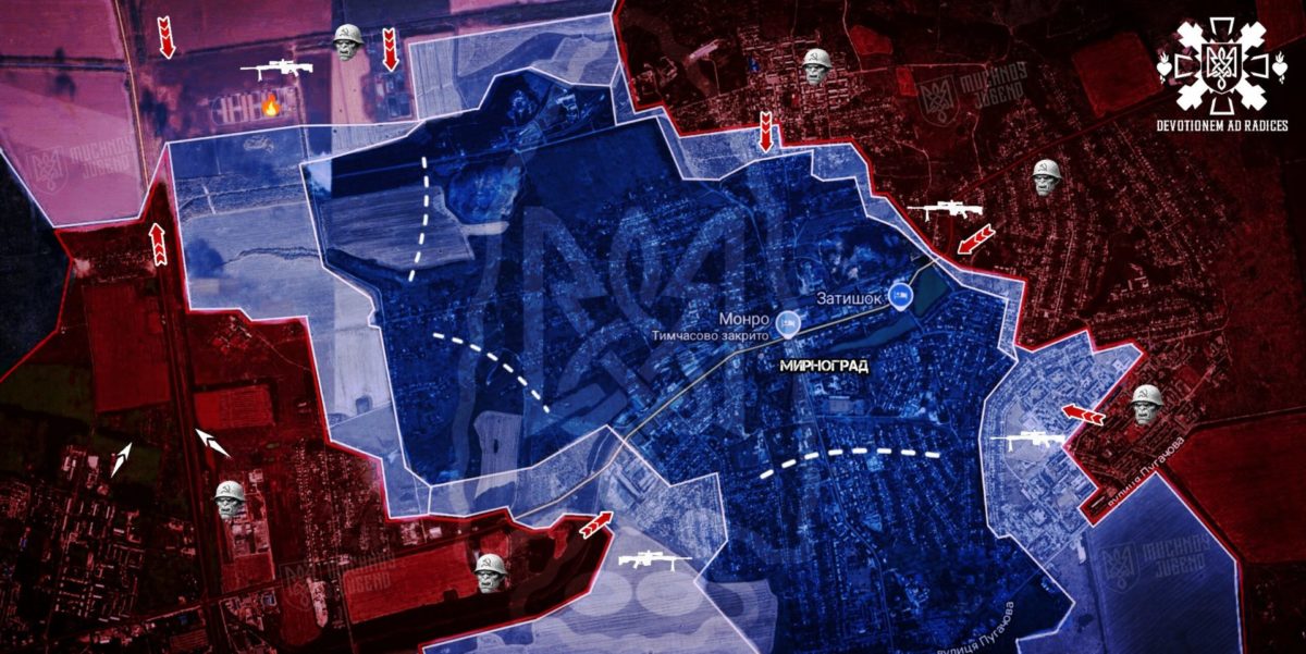 Бої у Мирнограді: ворог посилює тиск, ситуація критична - 03.12.2025