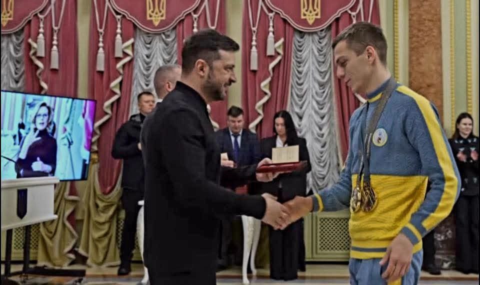 Спортсмен із міста Марганець отримав орден від Президента України - 05.12.2025